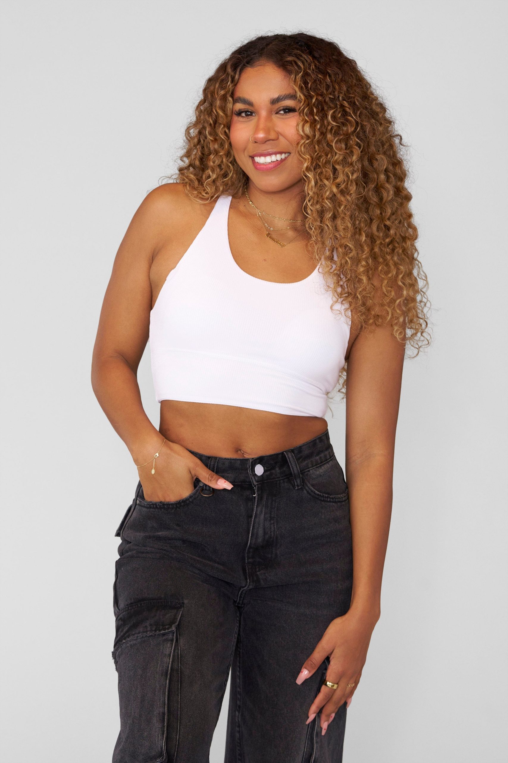 W475 Divine Ribbed Tank - Image 8