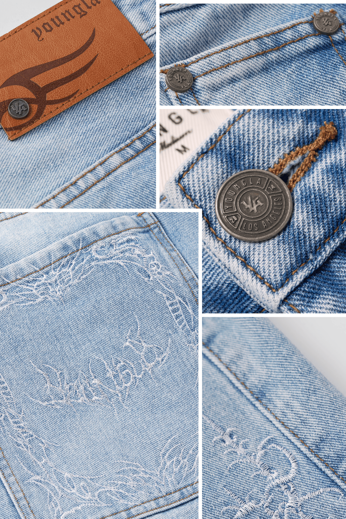 1025 - Phantom Embroidery Jorts - April 30th - Image 6