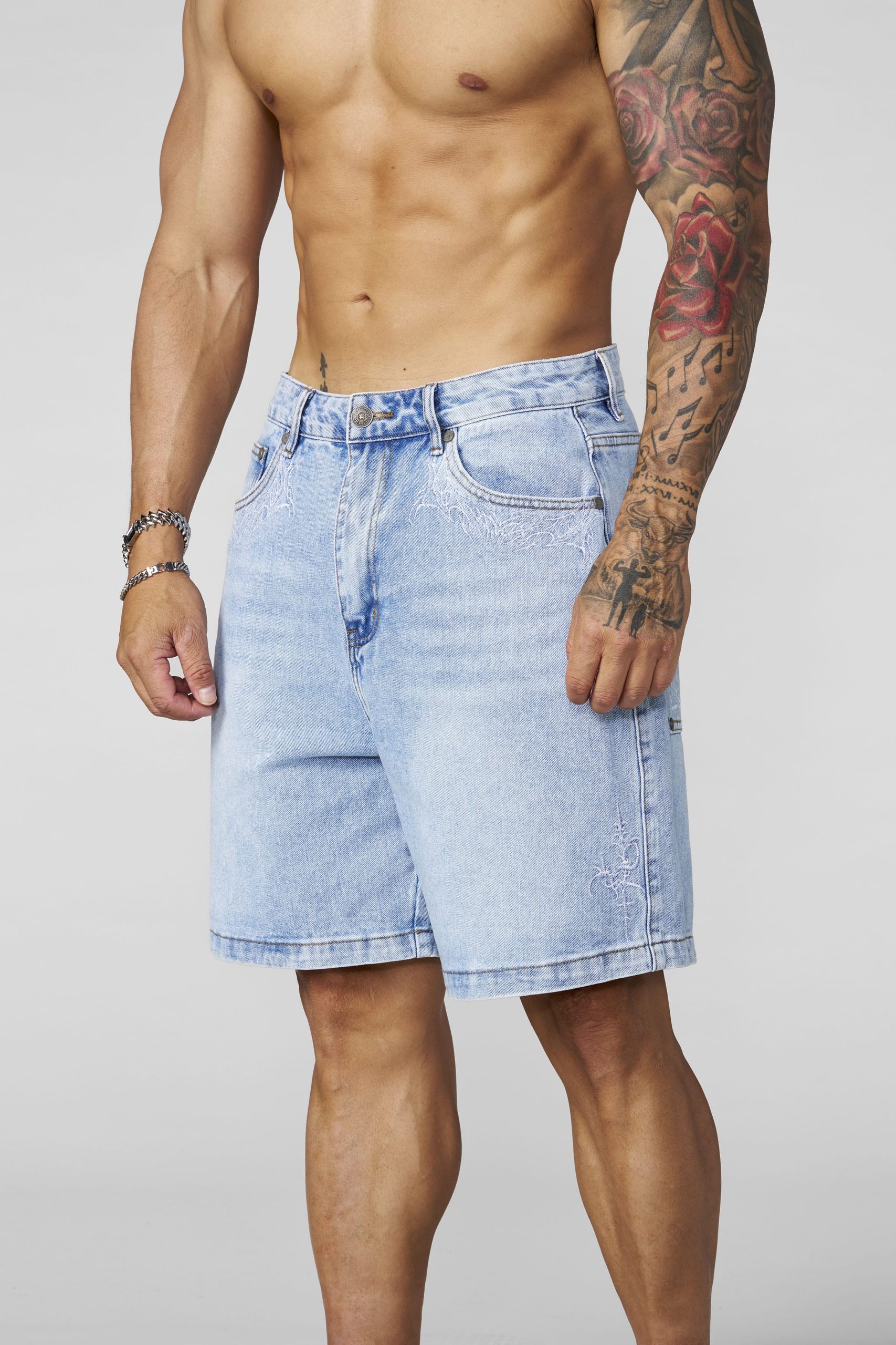 1025 - Phantom Embroidery Jorts - April 30th - Image 7