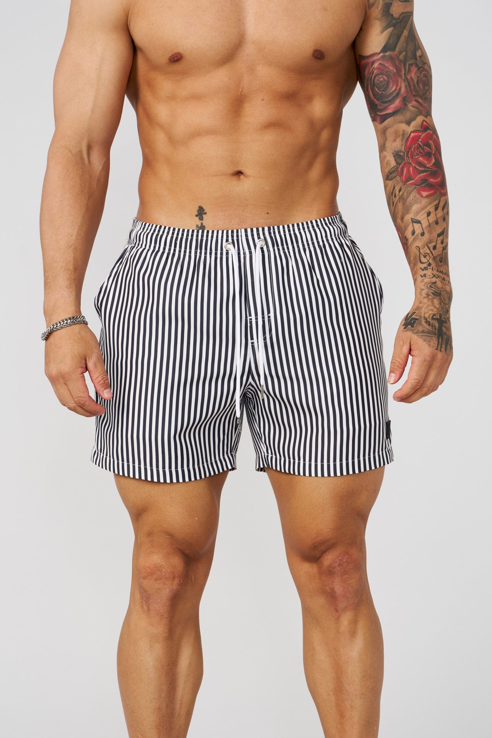 1056 - Striped Swim Shorts - Image 12