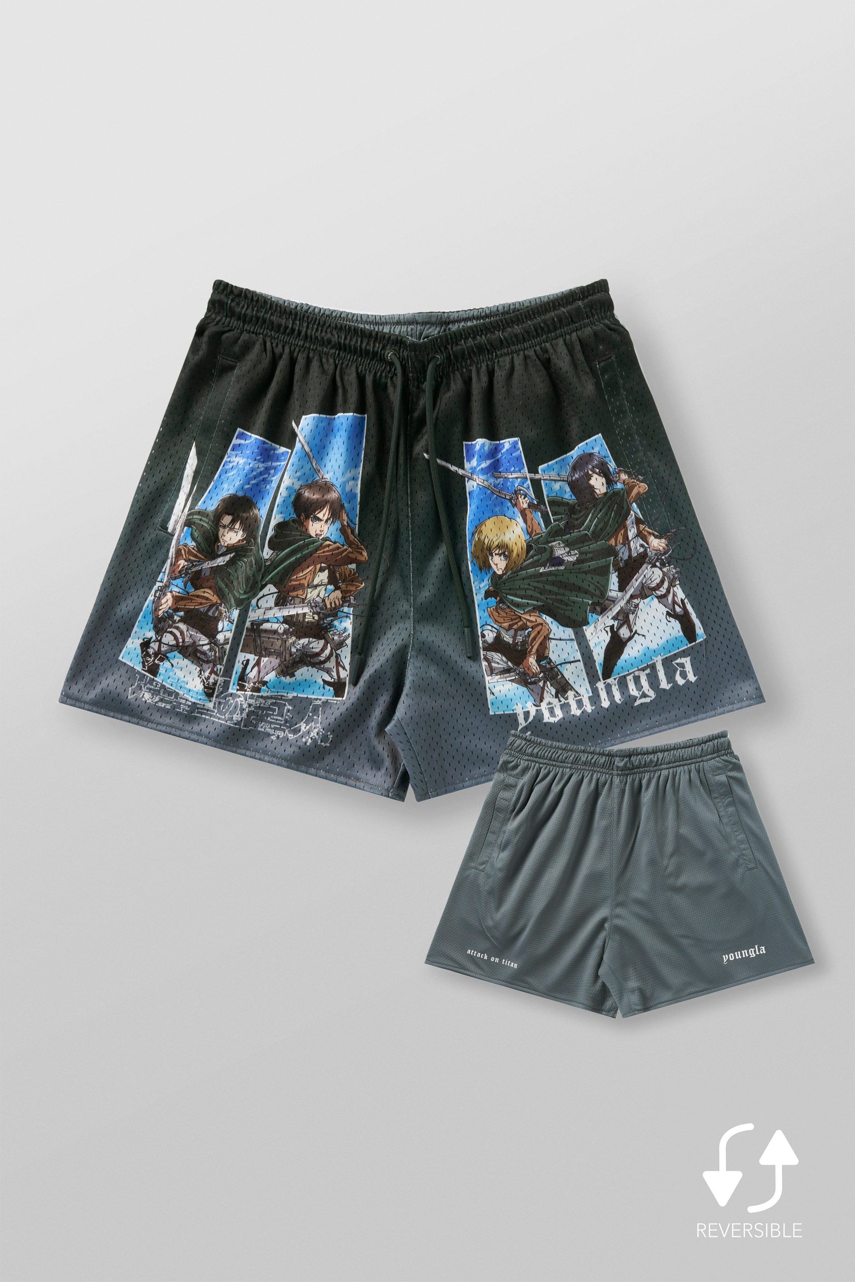 1126 - AOT© x YLA Mesh Shorts - Image 7