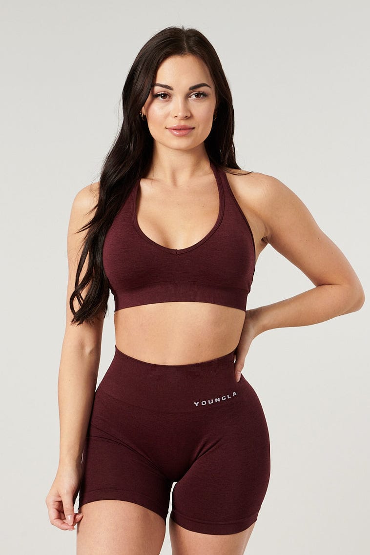 W328 - Core Seamless Halter sports bra - Image 12