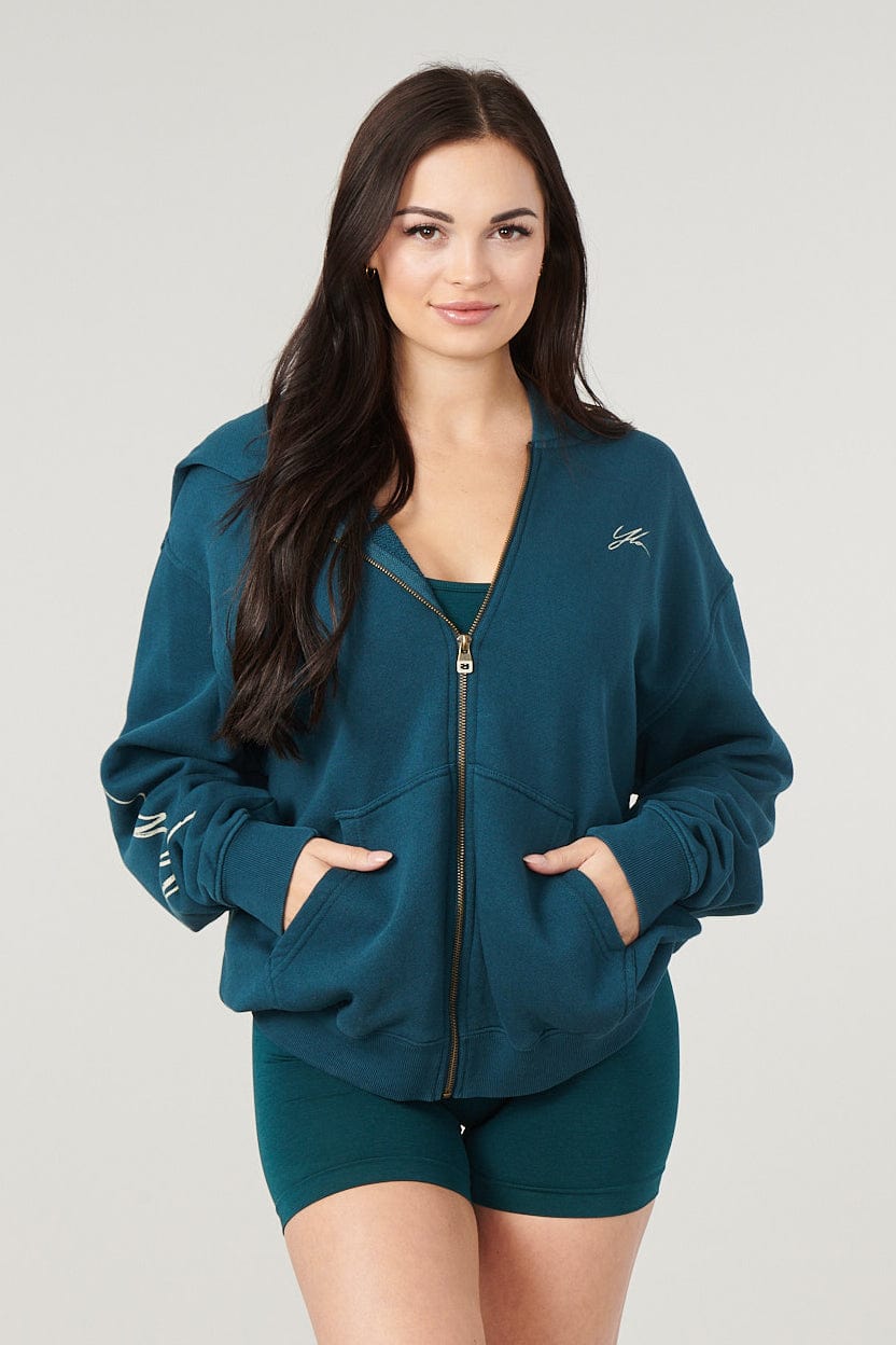 W519 - Emblem zip up hoodie - Image 6