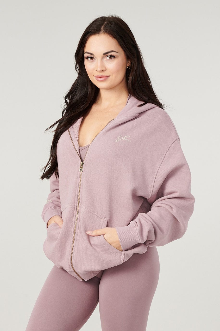 W519 - Emblem zip up hoodie - Image 5