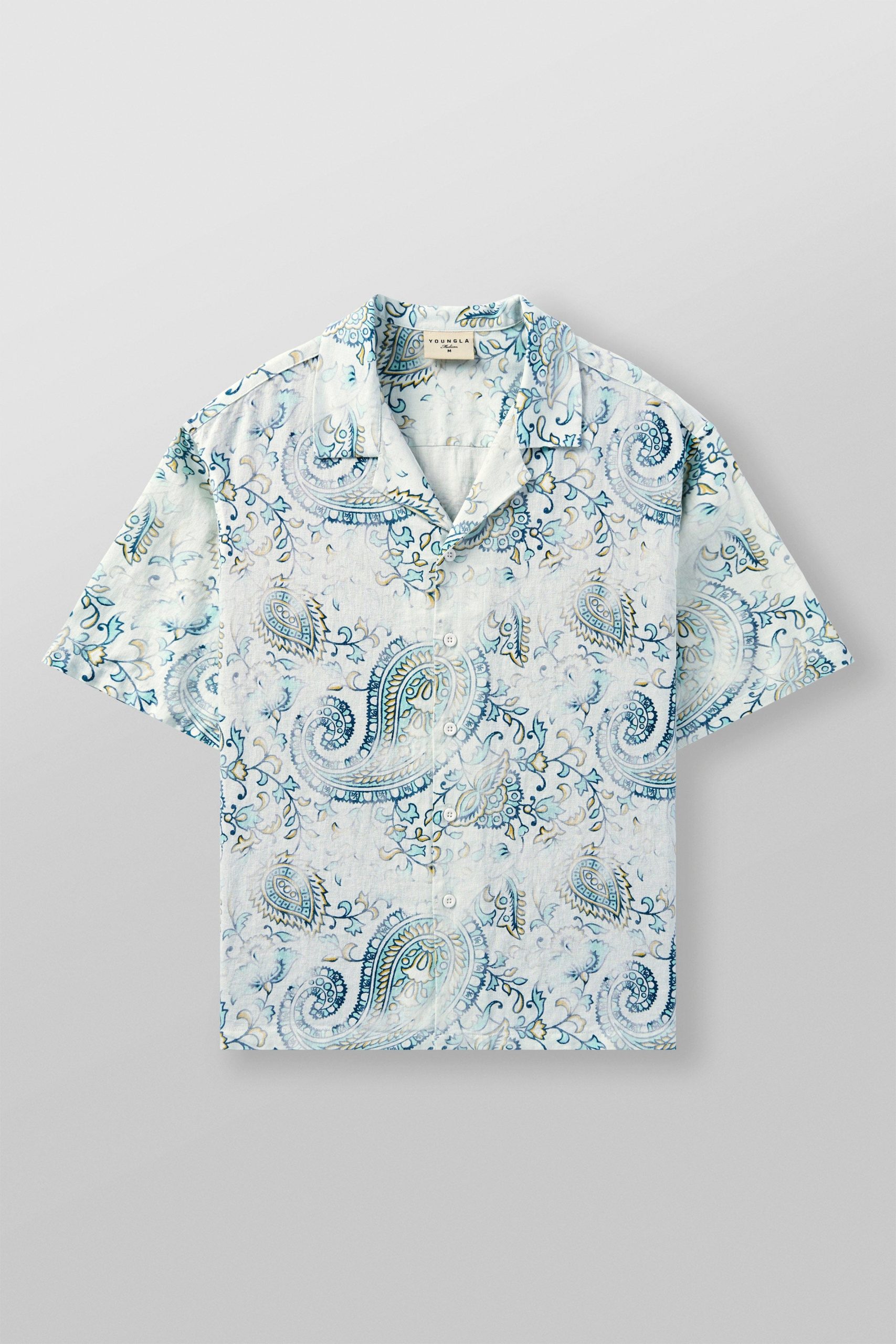 4093 - Mosaic Linen Button-Ups - Image 8