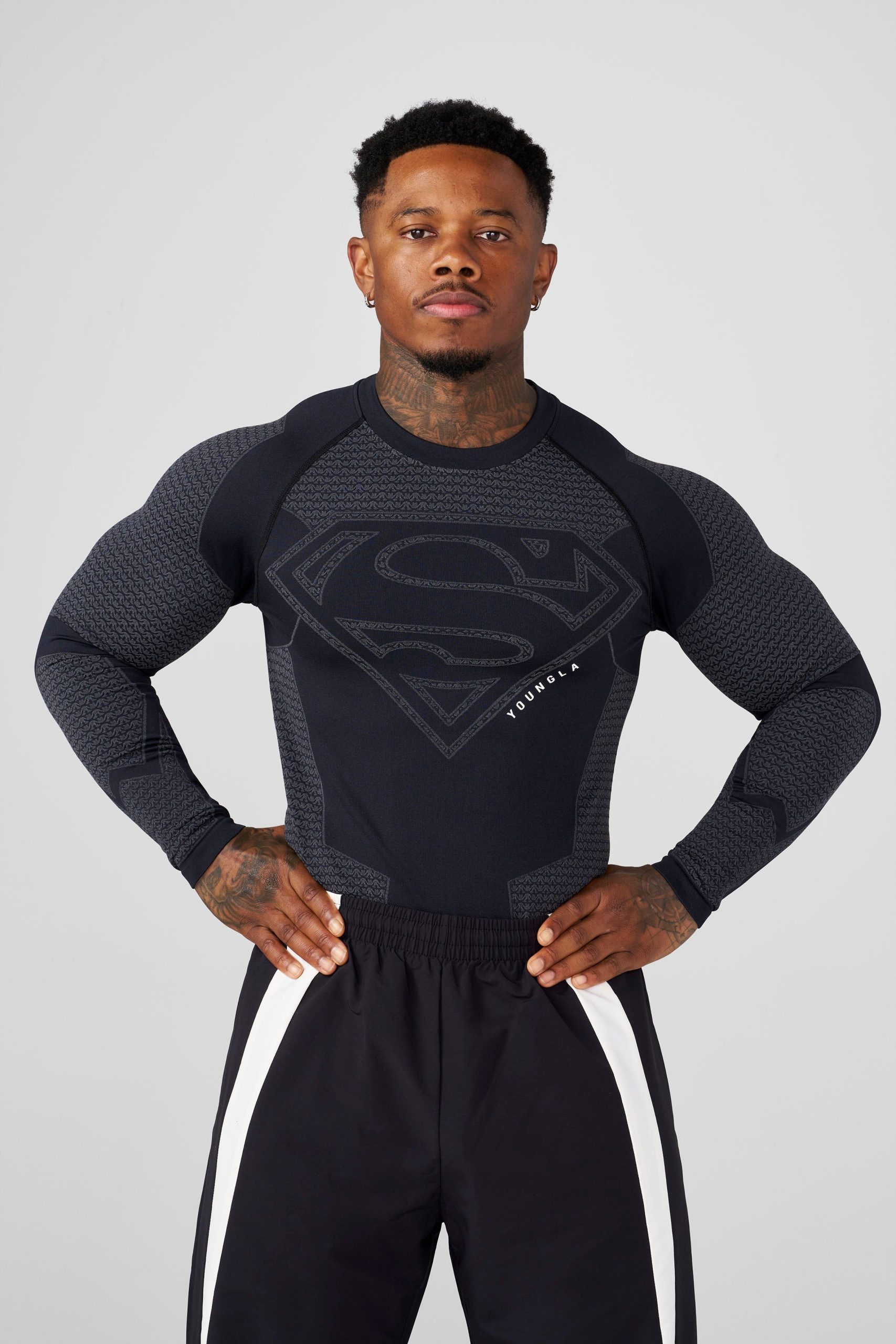 8066 - Superman Compression Longsleeves - Image 8