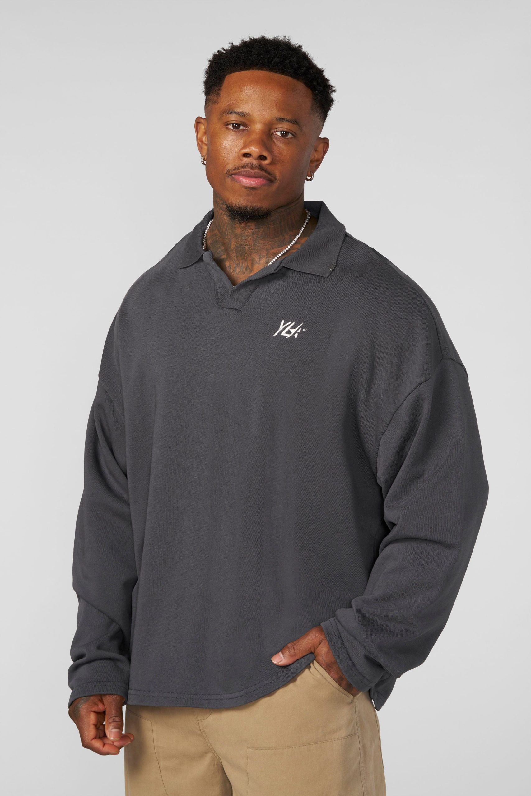 8069 - Menace Longsleeve Polo - Image 9