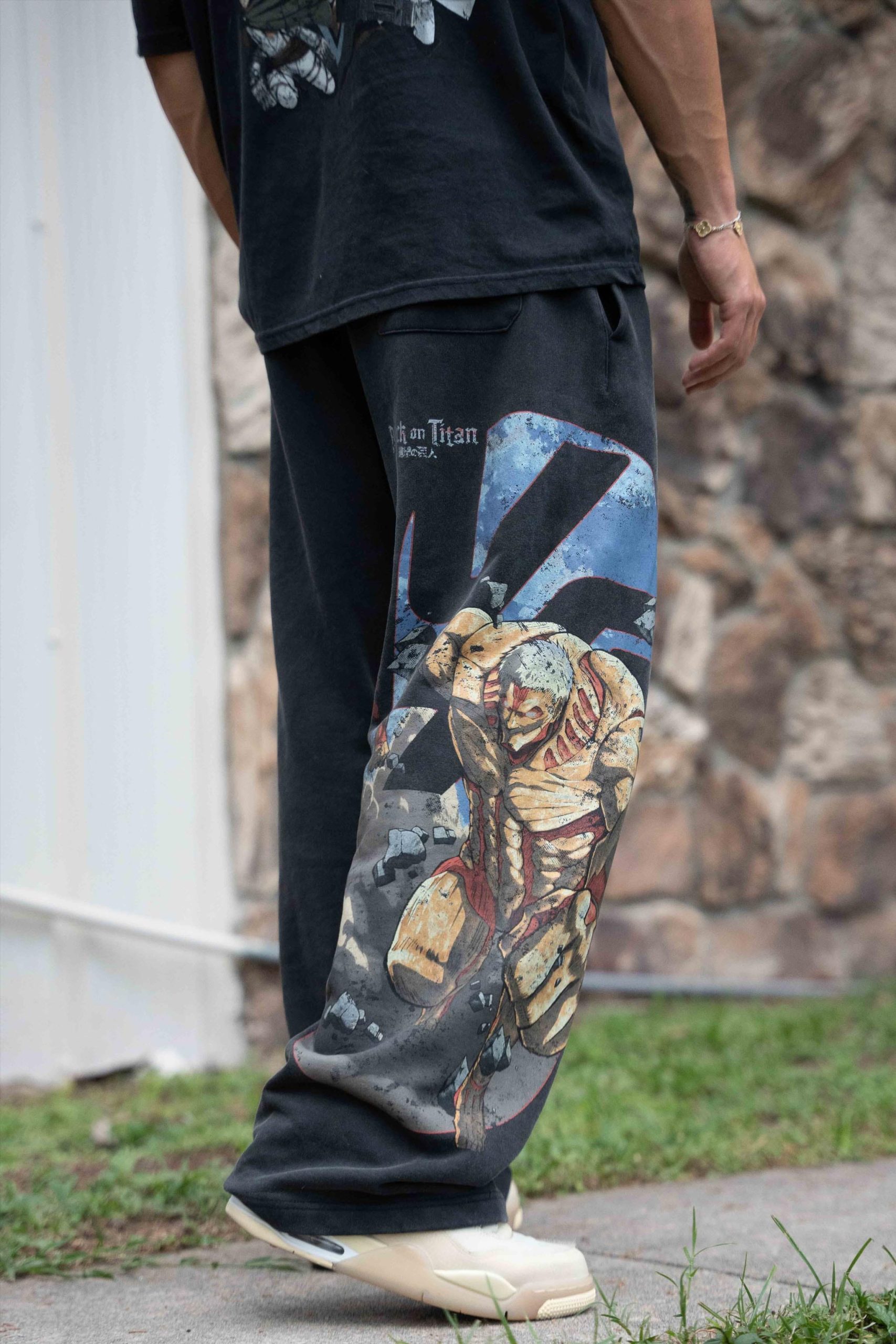 2128 - AOT© x YLA Baggy Joggers - Image 2