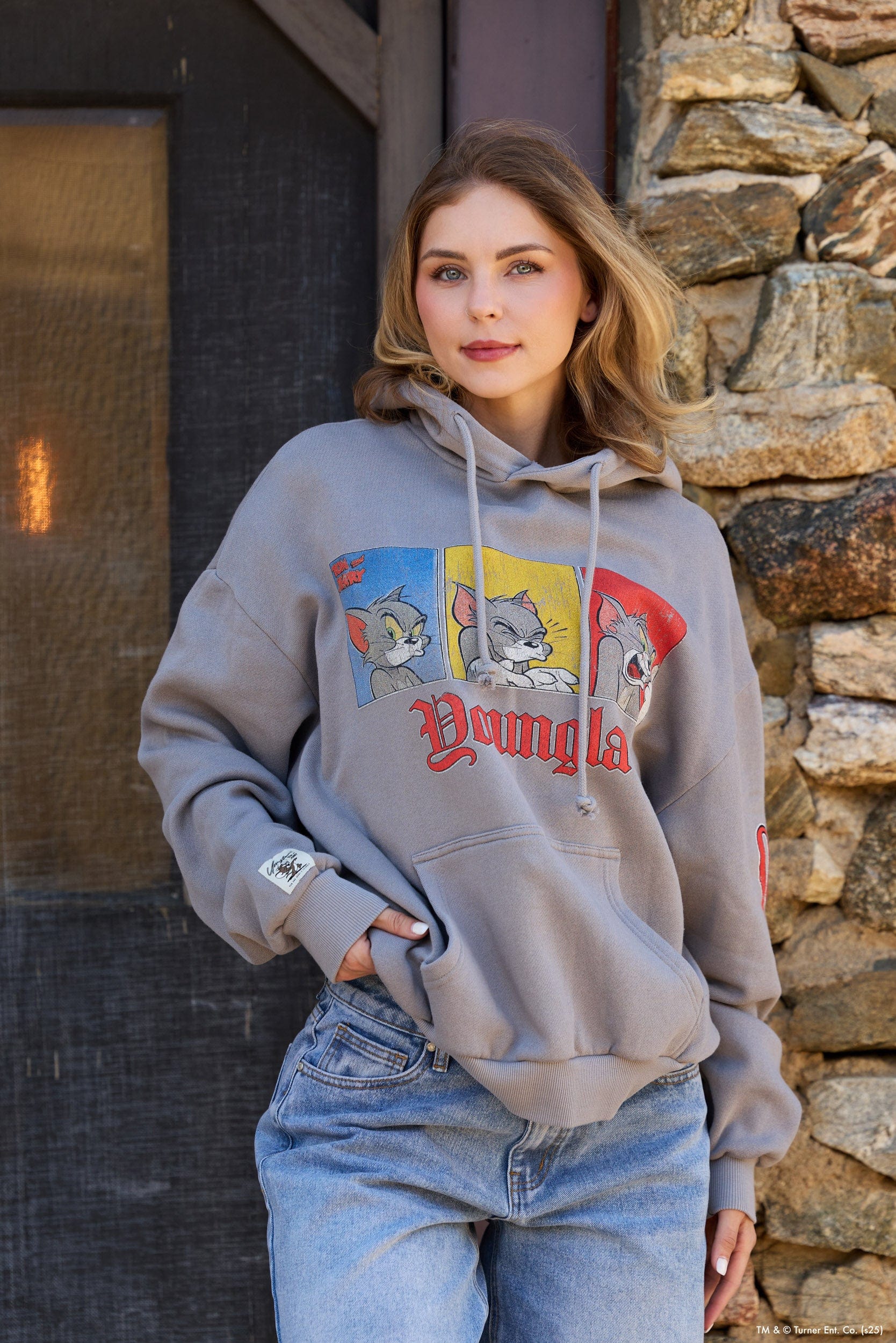 W528 Tom & Jerry Oversized Hoodie - Image 3