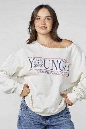 W5158 - Off-shoulder Pullover