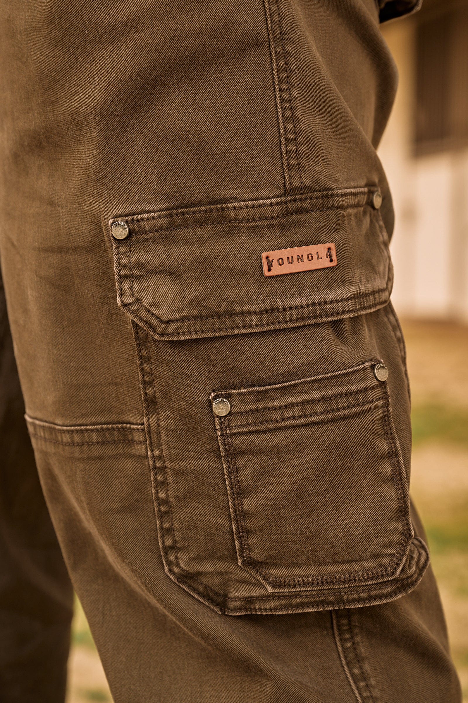 6032 - Old Money Twill Cargo Pants - Image 3