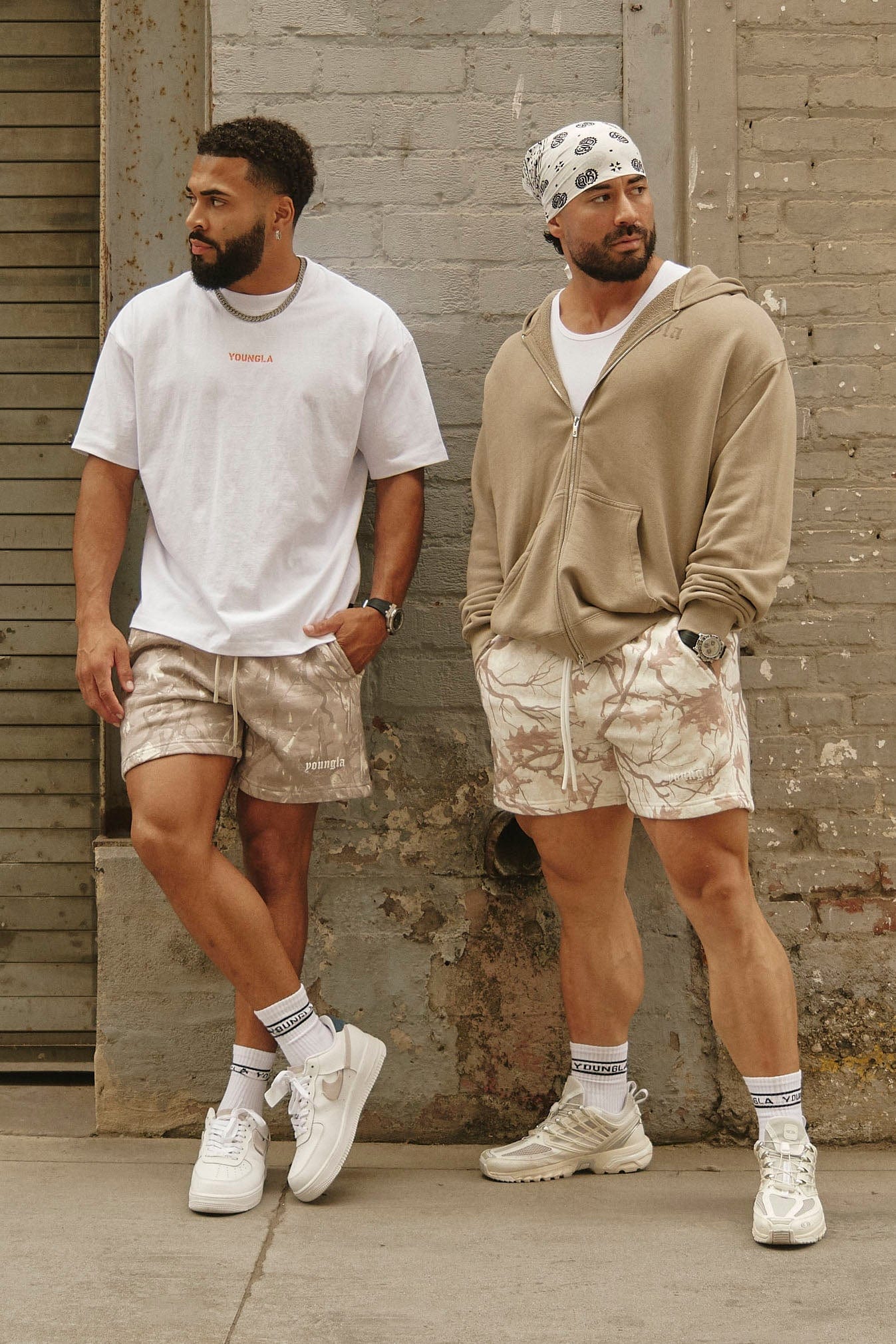 1118 - Tree Camo Cotton Shorts - Image 5