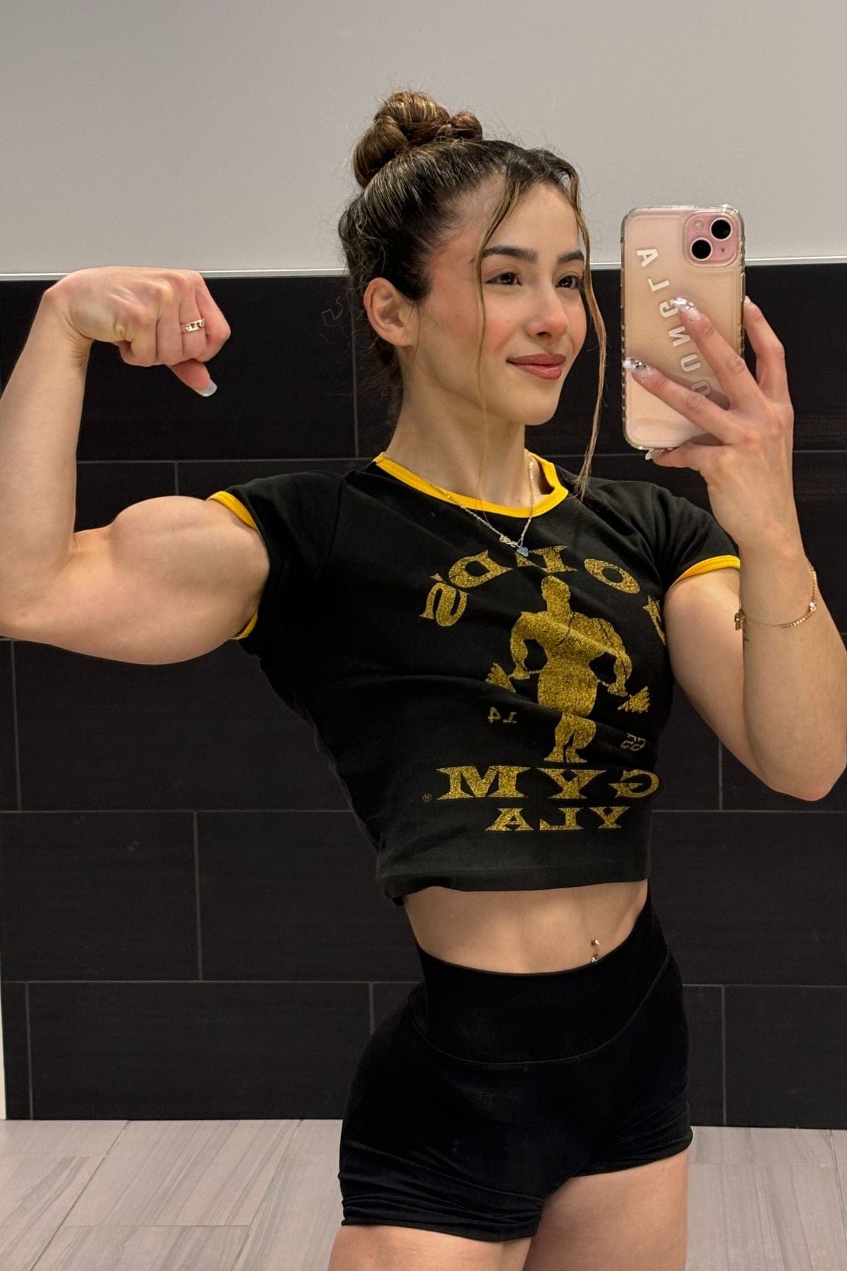 W479 Gold's Gym Classic Baby Tee - Image 2