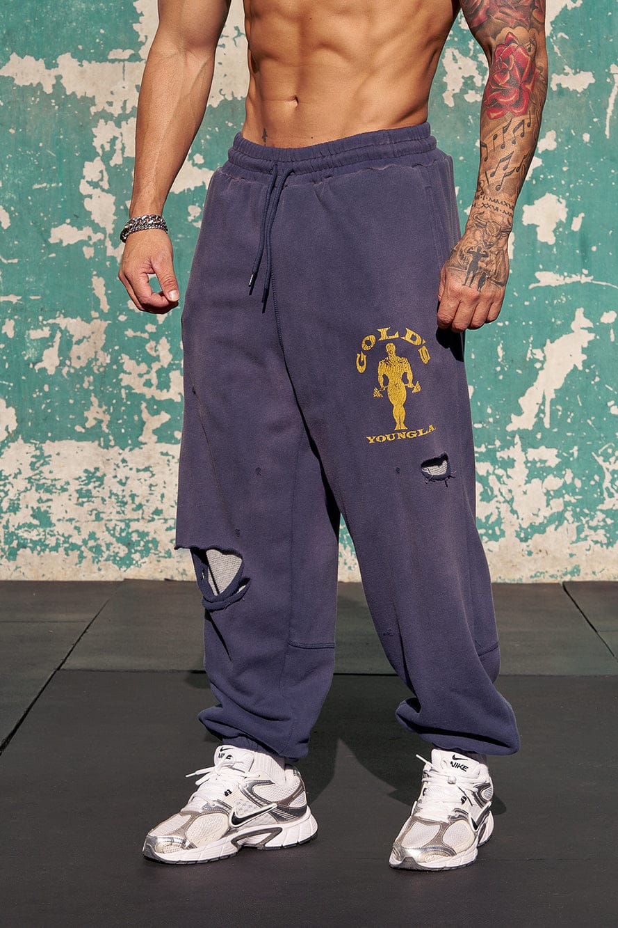 2054 - Gold's Iron Legacy Layered Joggers - Image 2